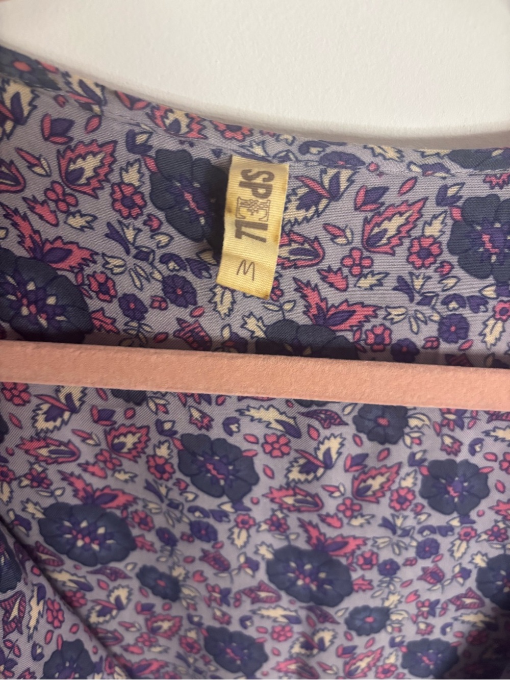 Spell & The Gypsy Collective Kombi Romper Playsuit Lavender Boho Floral - Size M - Picture 8 of 8